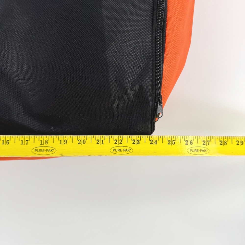 VEVOR 24" Square Utility Equipment Bag Large Orange Black Heavy Duty Nylon Tote - Picture 4 of 7